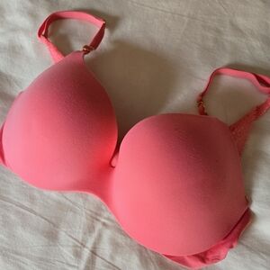 Victoria's Secret Bright Pink Lace Bra